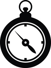 vector illustration of a clock
