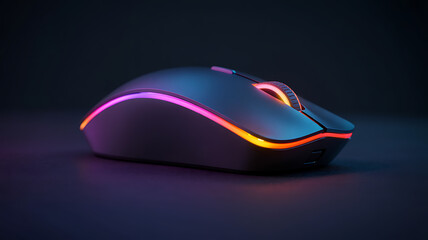Illuminated Gaming Mouse with RGB Lighting