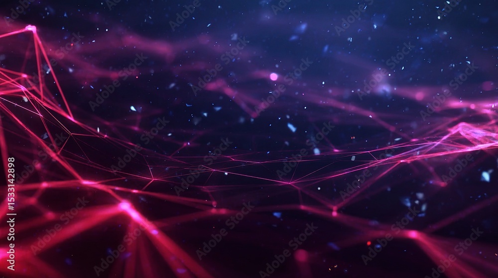 Poster abstract background of digital network connections in motion