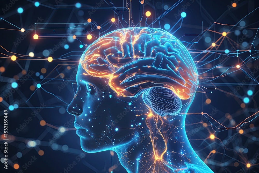 Poster evolving neural connectivity: a digital concept of intelligence and technology