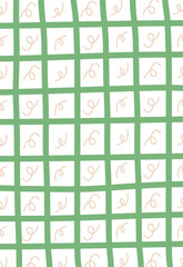 Abstract Grid Pattern with Curves Background