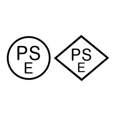 PSE Black Icon Vector