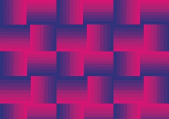 Vibrant gradient geometric pattern in pink and blue abstract digital art background 