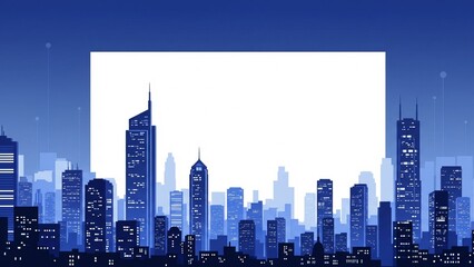 Blue High-Tech Business Presentations Background