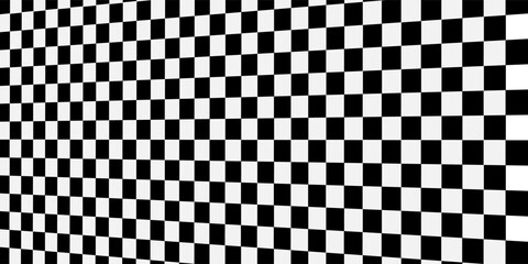 Black and white checkered pattern, Checkerboard seamless pattern