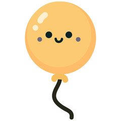 smaile circle balloon