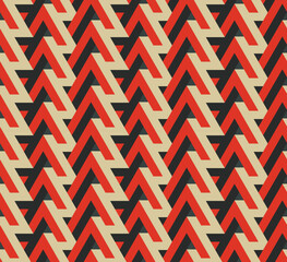 V-Shaped directional geometric seamless pattern -vector eps8