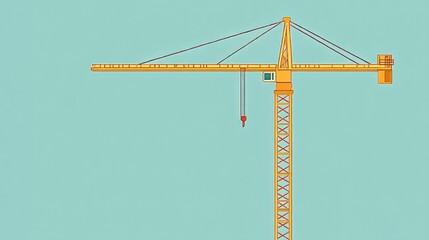 Construction crane illustration (3)