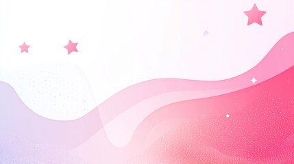 Soft, flowing abstract background with stars