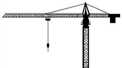 Construction crane illustration (6)