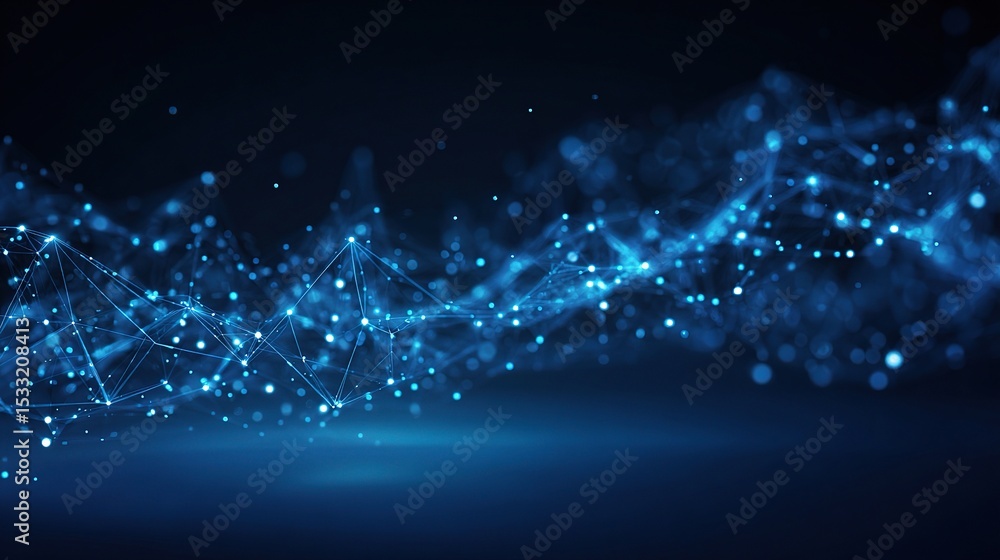 Poster abstract technology communication background with vector elements