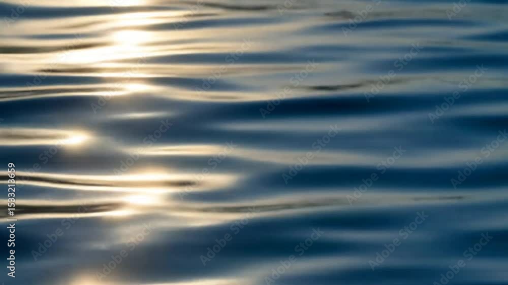 Aufkleber sunlight reflecting on water surface, creating a mesmerizing pattern of light and shadows