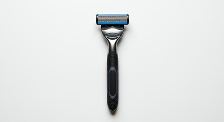 Obraz premium Disposable razor on white background