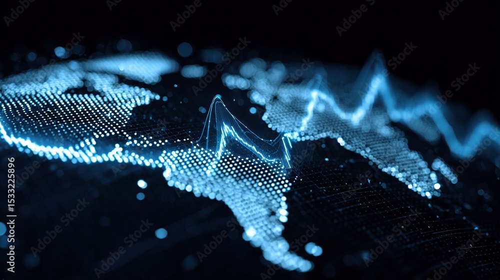 Aufkleber global map with dotted lines and data visualization elements