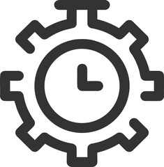 Obraz premium Time and Clock set of web icons in line style. Time management. Timer, Speed, Date, Countdown, Alarm, Recovery, Time, clock, watch, calendar simple icons for web and mobile app. Vector illustration