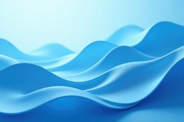 Subtle light blue wave pattern, flowing seamlessly , swirl, contemporary