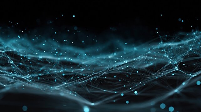Visualization of Interconnected Technology with High-Scale AI Elements