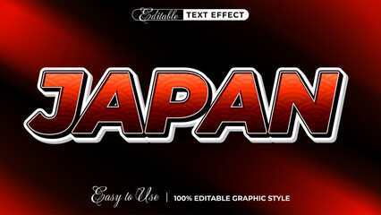 japan editable text effect, lettering typography font style