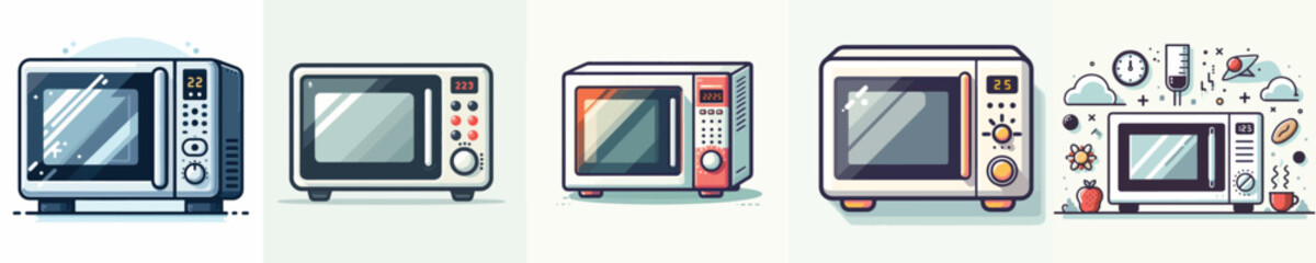 vector of a microwave