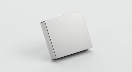 Isolated square object on white background