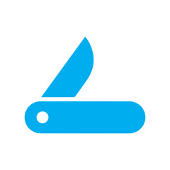 Utility knife colored icon