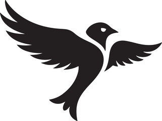 dove silhouette vector