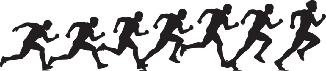 vector illustration of a silhouette