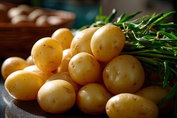 premium quality details fresh baby potatoes