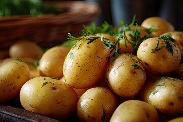 premium quality details fresh baby potatoes