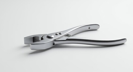 Metal pliers tool close up image