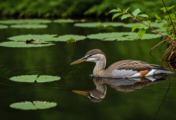 Fototapeta premium duck in the pond