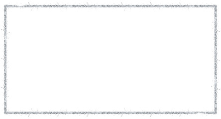 Frost-like crystalline frame is forming irregular icy border in flat design, transparent background