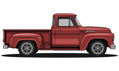 old red truck ©  TOWHIDUL ISLAM