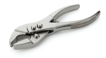 Metal pliers isolated on white background