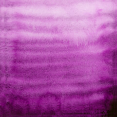 Bright painted purple and violet watercolor texture. Hand drawn background