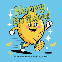 Happy Birthday Lemon Running