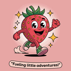Running Strawberry - Fueling Little Adventures