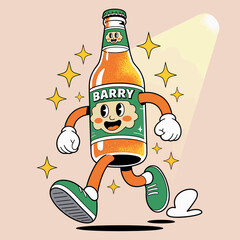 Barry Beer Bottle Running
