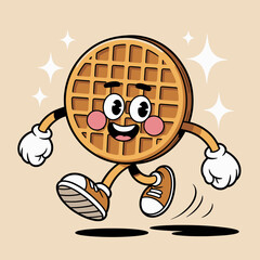 Running Waffle with Sneakers
