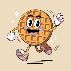 Waffle Running Character