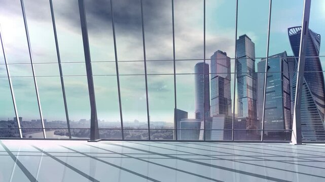 Pattern of AI systems in graphic form in an office environment - Powered by Adobe