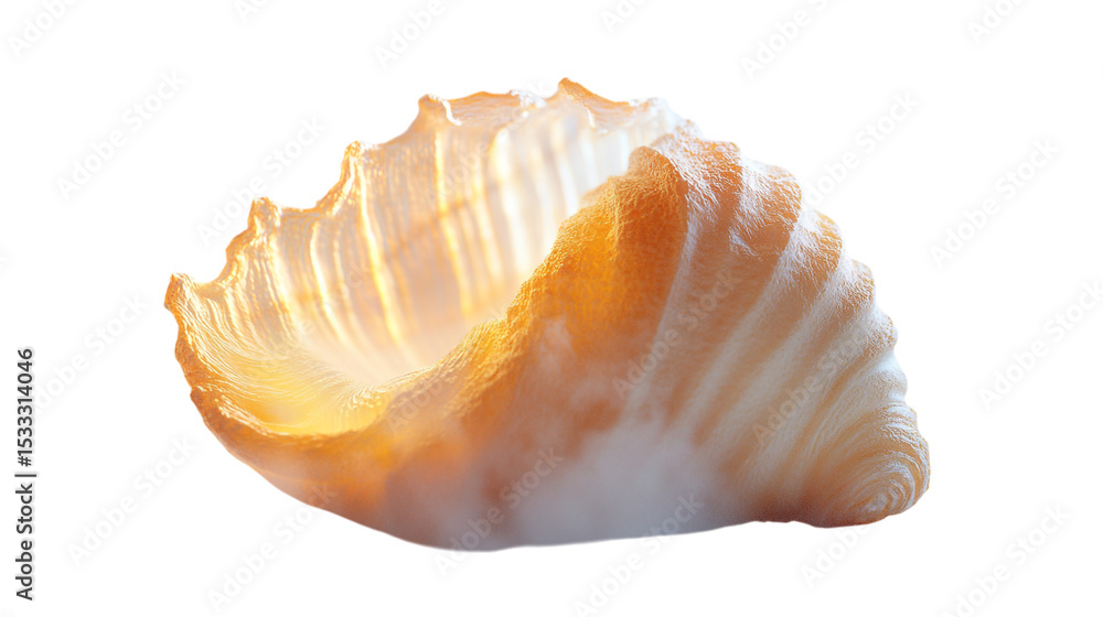 Aufkleber close up shot of a single endive head with orange edges against a dark black background space around