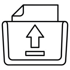 upload download icon line art eps
