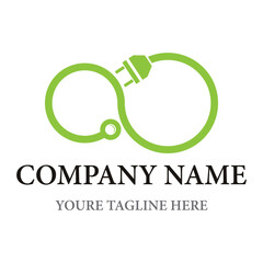 Electric infinity logo design