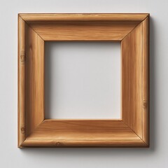 Modern Rustic Wooden Frame. Minimalist Decor for an Elegant Gallery Wall