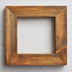 Rustic Wooden Frame - Natural Wood Photo Frame for Artistic Wall Decor and Interior Design