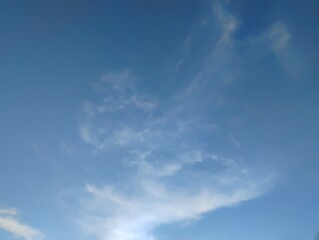 blue sky and clouds