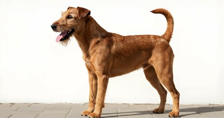 Spirited Irish Terrier: Courageous, Loyal, and Playful Companion.