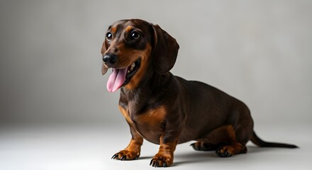 Adorable Brown and Tan Dachshund: Playful, Loyal, and Energetic Companion.