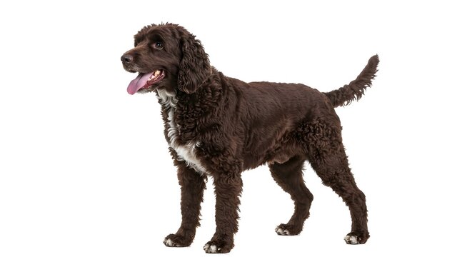 Distinguished Irish Water Spaniel: Intelligent, Playful, and Enthusiastic Retriever.